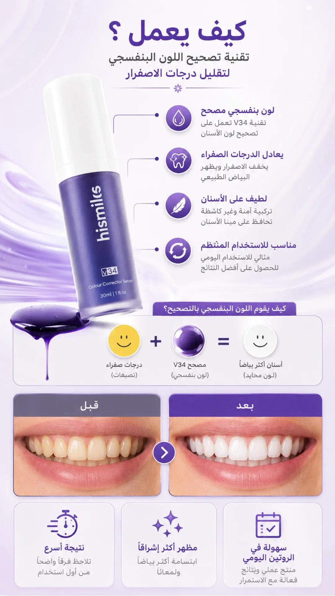 مبيض الأسنان الفوري HiSmile